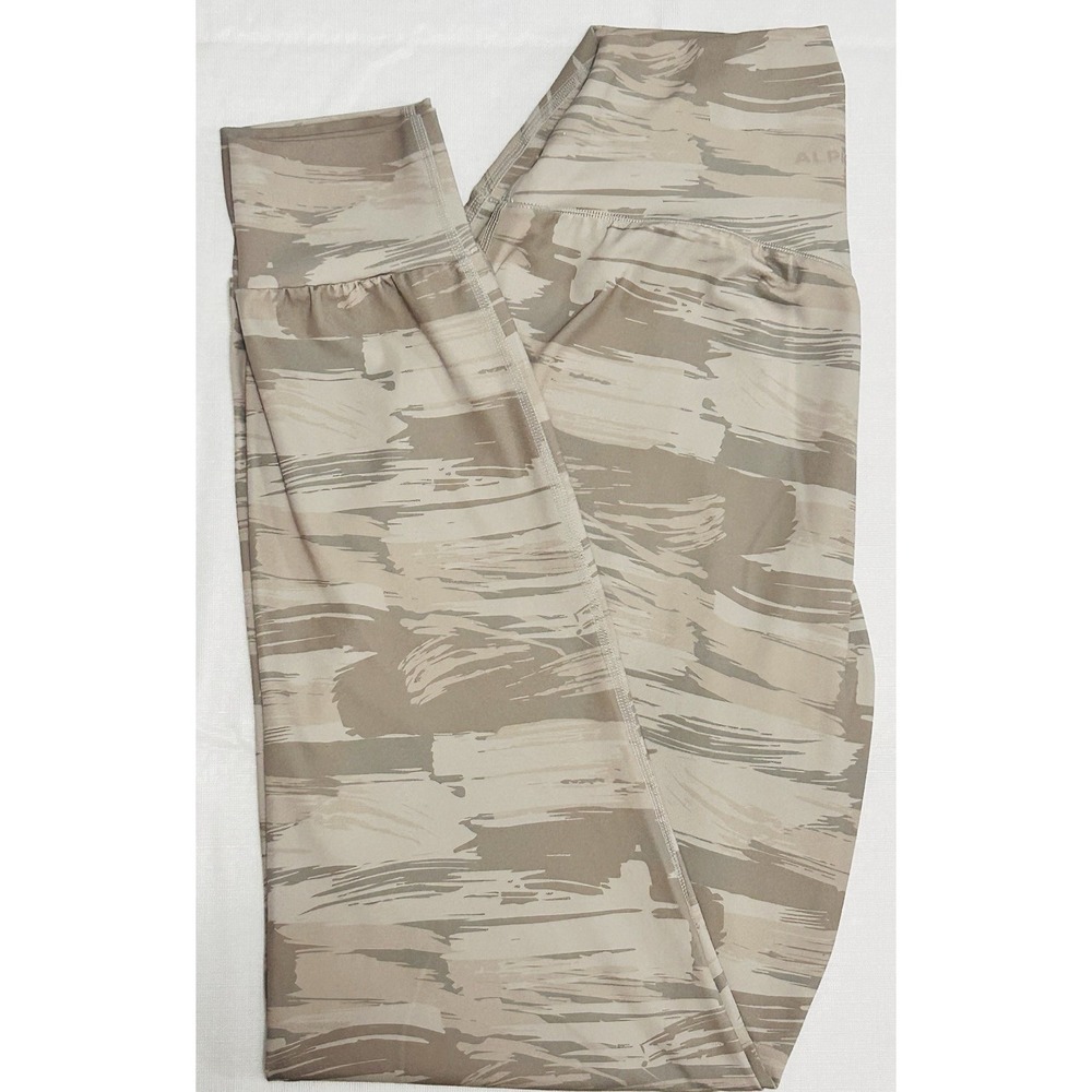 Alphalete High Rise Leggings Desert Canvas Camo Activewear  Women's small
